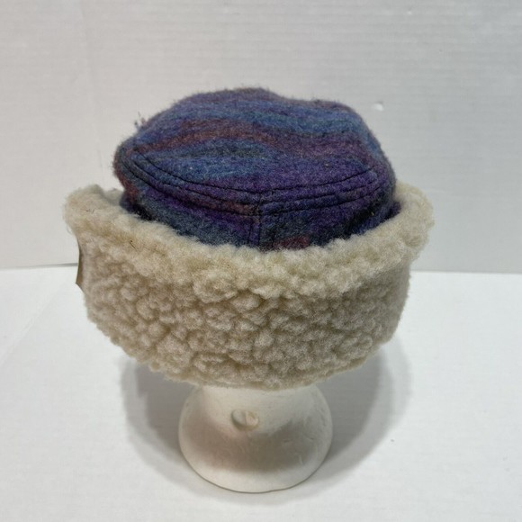 Vintage Cap America Winter Hat, Multicolored, Wool, Made in USA, Small, NWT, New - Picture 3 of 9